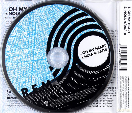 R.E.M.: Oh My Heart (Maxi Single) [CD]
