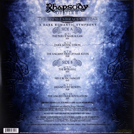 Rhapsody Of Fire: The Cold Embrase Of Fear [Winyl]