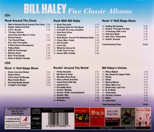 Bill Haley: Five Classic Albums [CD]