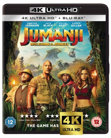 Jumanji: Welcome To The Jungle (Przygoda w dżungli) [Blu-Ray 4K]+[Blu-Ray]