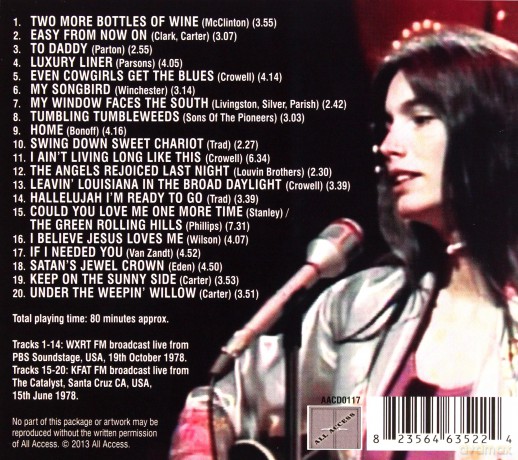 Emmylou Harris: Live In 1978 [CD]