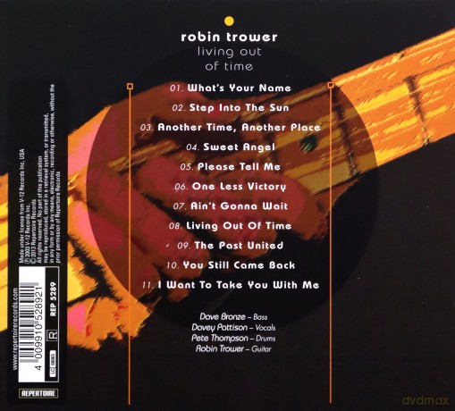 Robin Trower: Living Out Of Time [CD]