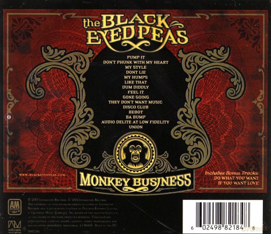 Black Eyed Peas: Monkey Business [CD]