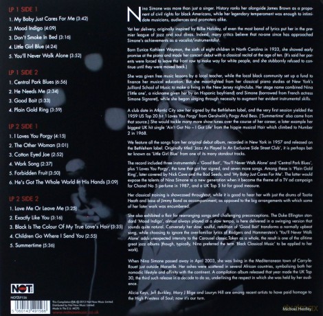 Nina Simone: My Baby Just Cares For Me [2xWinyl]