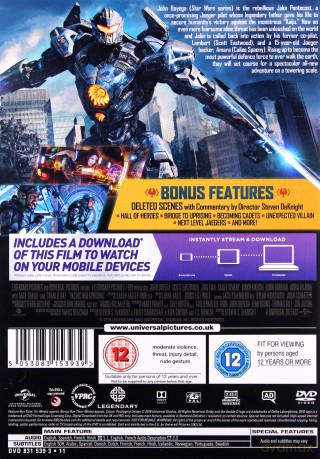 Pacific Rim: Uprising (Rebelia) [DVD]