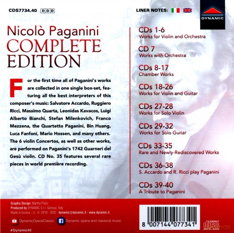 Paganini/Complete Edition [40CD]