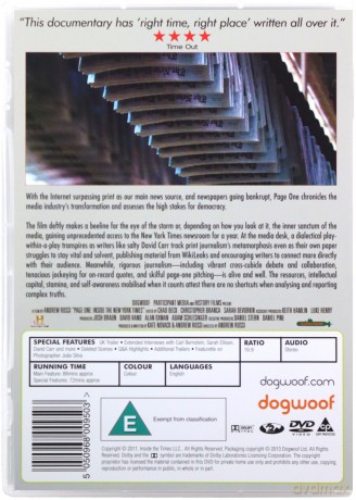 Page One Inside The New York Times [DVD]