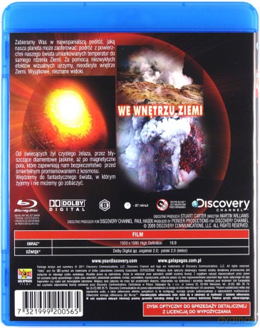 Discovery: We wnętrzu Ziemi [Blu-Ray]