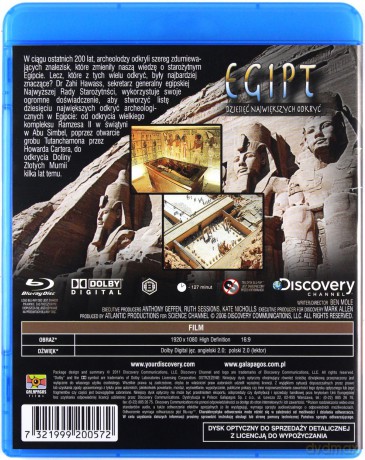 Discovery: Egipt - 10 Największych Odkryć [Blu-Ray]