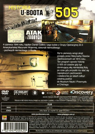 Discovery: Atak i zdobycie: Historia U-Boota 505 [DVD]