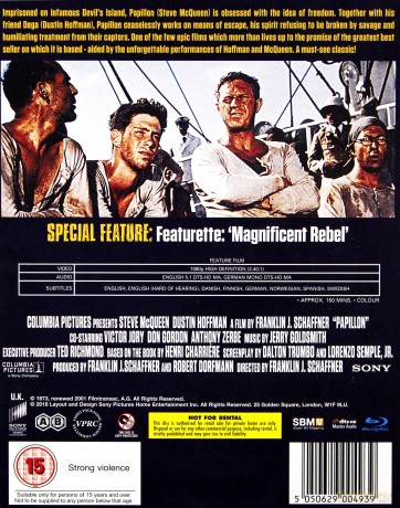 Papillon (Motylek) (1973) [Blu-Ray]