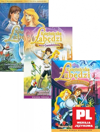 Księżniczka Łabędzi Trylogia: Księżniczka Łabędzi / Skarb czarnoksiężnika / Tajemnica zamku Pakiet [3DVD]