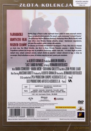 Ostatnie tango w Paryżu (złota kolekcja) [DVD]