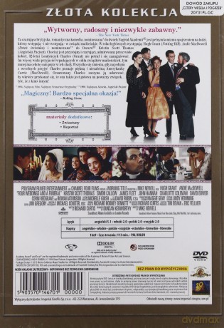 Cztery wesela i pogrzeb (polski lektor) (Złota Kolekcja) [DVD]