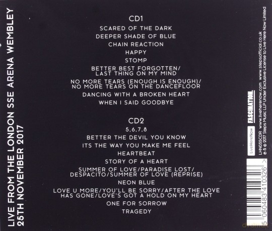 Steps: Party On The Dancefloor (Live From The London Sse Arena Wembley) [2CD]