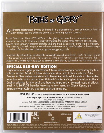 Paths Of Glory (Ścieżki chwały) [Blu-Ray]