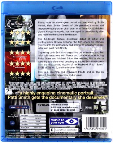 Patti Smith Dream Of Life [Blu-Ray]