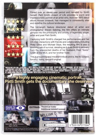 Patti Smith: Patti Smith Dream Of Life [DVD]