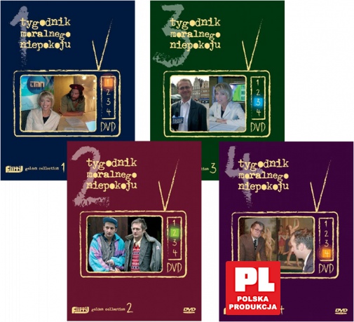 Kabaret Moralnego Niepokoju - Tygodniki 1-4 Pakiet [4DVD]