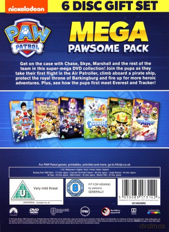 Paw Patrol - 6 title boxset [6DVD]