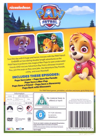 Paw Patrol Brave Heroes Big Rescues [DVD]