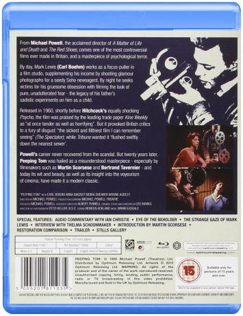 Peeping Tom (Podglądacz) [Blu-Ray]