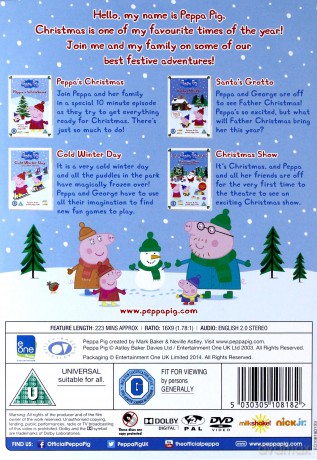 Peppa Pig The Christmas Collection (Świnka) [4DVD]