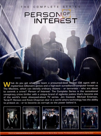 Person Of Interest Season 1-5 [DVD]