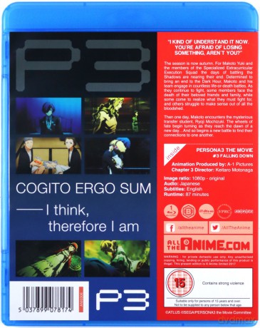 Persona3 Movie 3 [Blu-Ray]