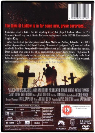 Smętarz dla zwierzaków II [DVD]