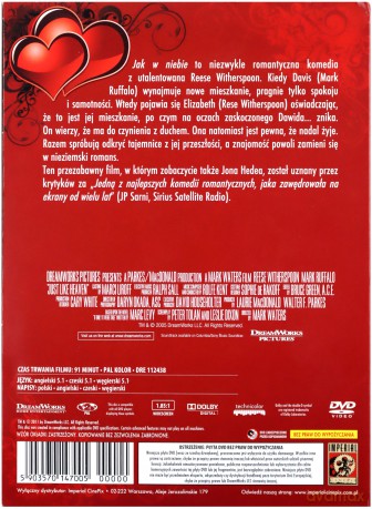 Jak w niebie edycja kartka [DVD]