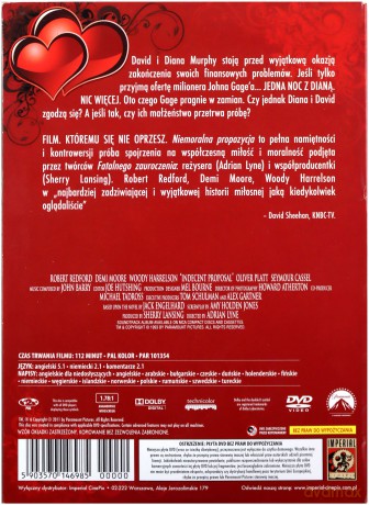 Niemoralna propozycja edycja kartka [DVD]