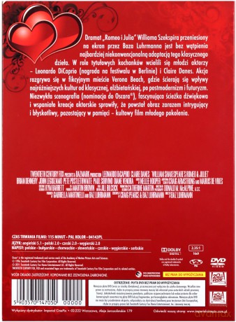 Romeo i Julia edycja kartka [DVD]