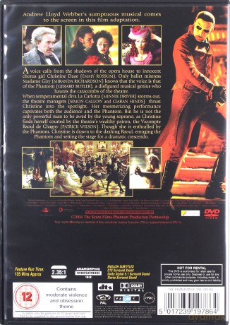 Phantom Of The Opera [DVD]