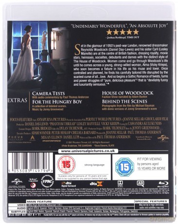 Phantom Thread (Nić widmo) [Blu-Ray]