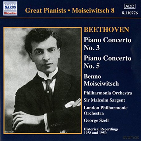 Benno Moiseiwitsch: Piano Concertos Nos. 3 And 5 (Moiseiwitsch) [CD]