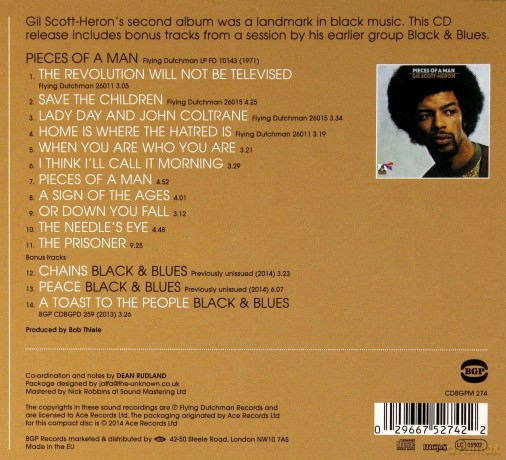 Gil Scott-Heron: Pieces Of A Man [CD]