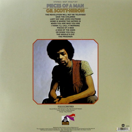 Gil Scott-Heron: Pieces Of A Man [Winyl]