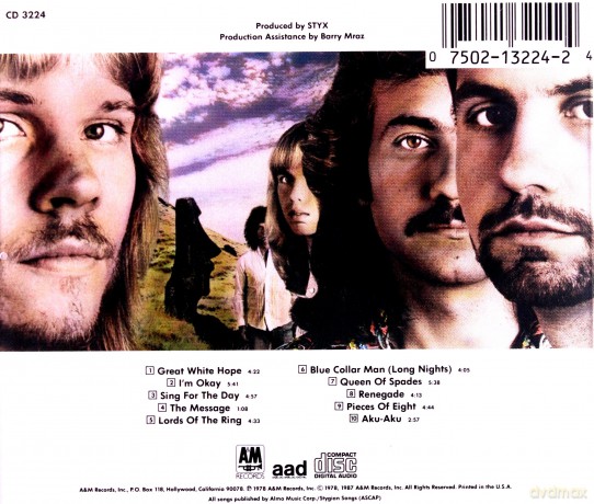 Styx: Pieces Of Eight [CD]