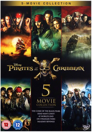 Pirates Of The Caribbean 1-5 Boxset [5DVD]