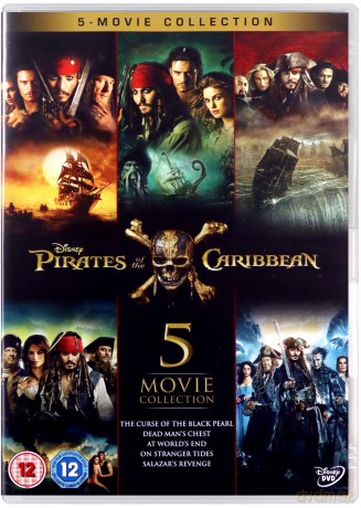 Pirates Of The Caribbean 1-5 Boxset [5DVD]