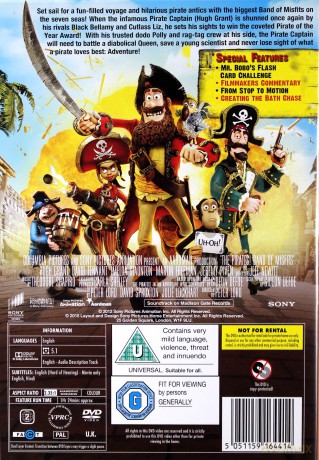 Pirates! In An Adventure With Scientists (Piraci) [DVD]