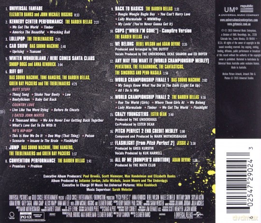 Pitch Perfect 2 soundtrack [CD]