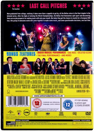 Pitch Perfect 3 [DVD]