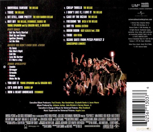 Pitch Perfect 3 soundtrack [CD]