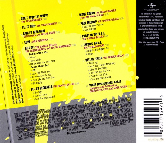 Pitch Perfect soundtrack [CD]