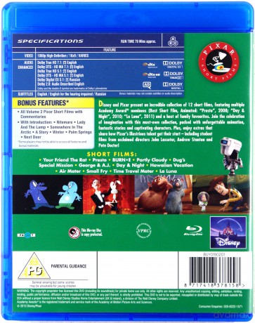 Pixar Shorts Volume 2 [Blu-Ray]