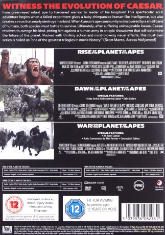 Planet Of The Apes Trilogy [BOX] [3DVD]