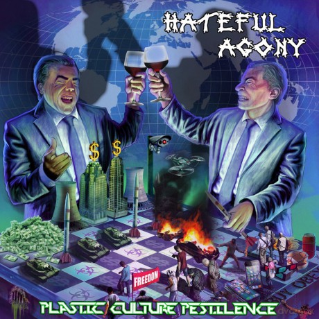 Hateful Agony: Plastic. Culture. Pestilence (Limited Blue) [Winyl]