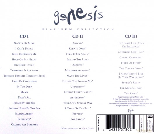 Genesis: Platinum Collection [3CD]